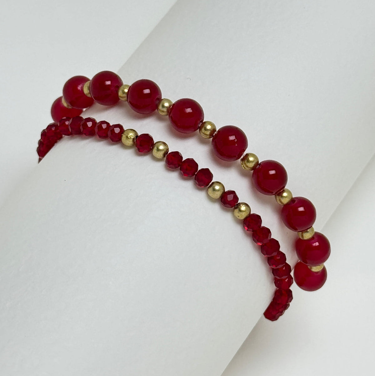 Berry duo Stack Bracelet